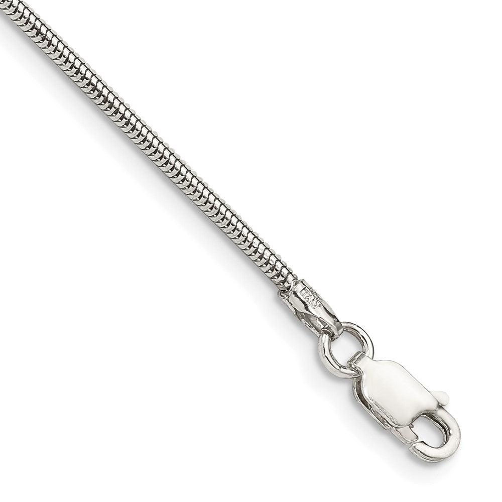 Sterling Silver 1.6mm Round Snake Chain QSNL050-8