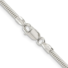 Sterling Silver 2.5mm Round Snake ChainQSNL065