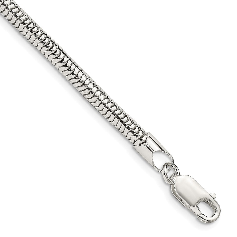 Sterling Silver 4mm Round Snake Chain QSNL100-8