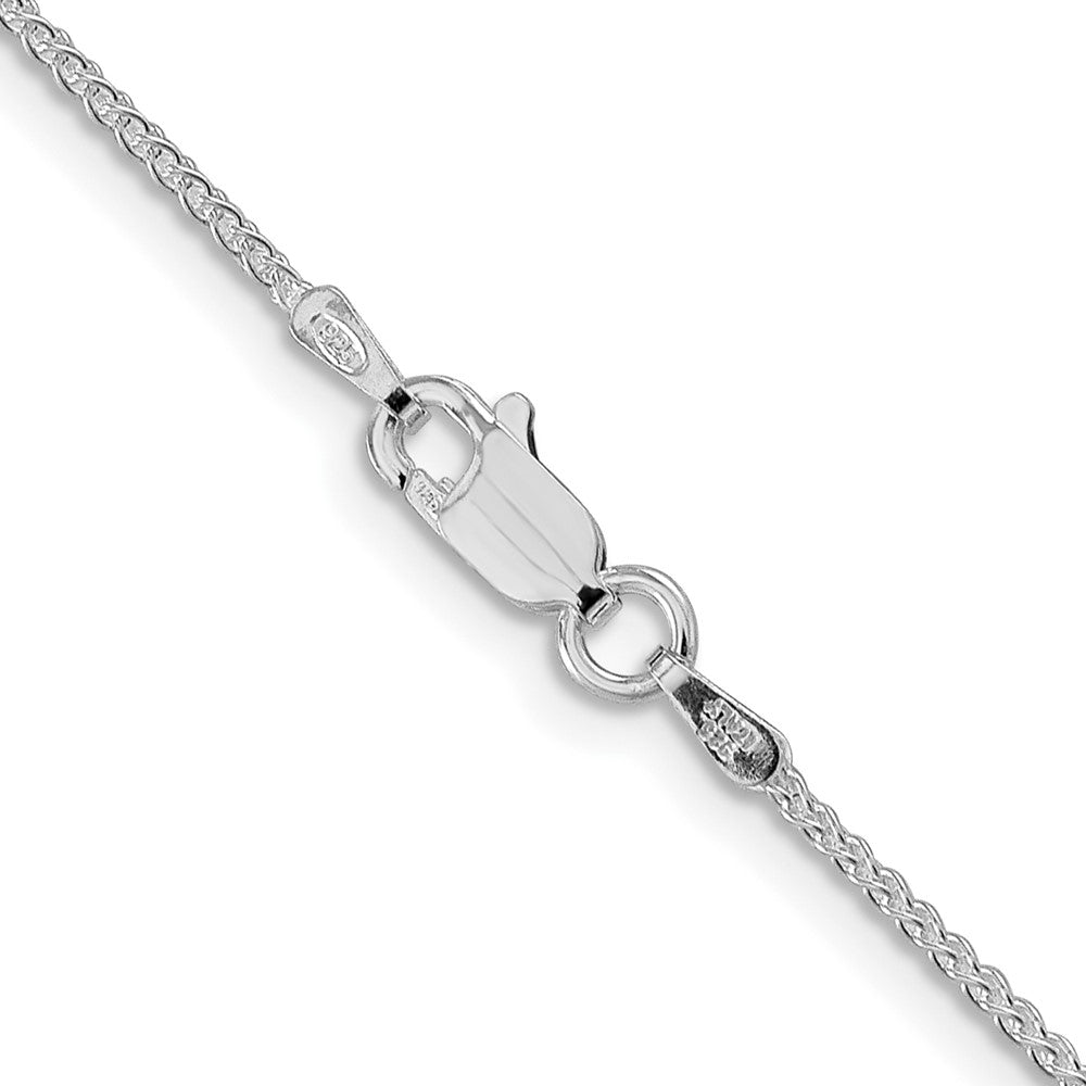 Sterling Silver Rhodium-plated 1.25mm Round Spiga ChainQSP030R