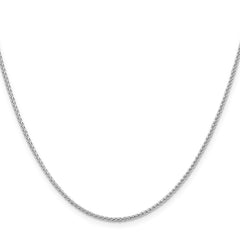Sterling Silver Rhodium-plated 1.5mm Round Spiga ChainQSP035R