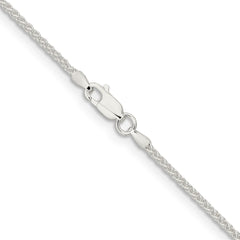 Sterling Silver 1.6mm Round Spiga ChainQSP040