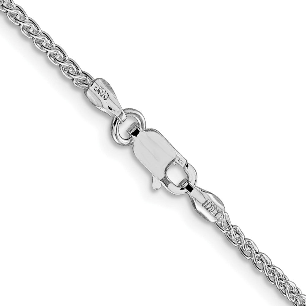 Sterling Silver Rhodium-plated 1.75mm Round Spiga ChainQSP050R