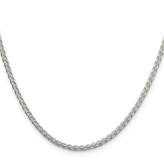 Sterling Silver 2.5mm Round Spiga ChainQSP060