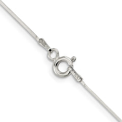 Sterling Silver .7mm Square Snake ChainQSQ020