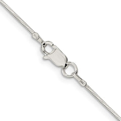 Sterling Silver .8mm Square Snake ChainQSQ025