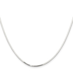 Sterling Silver Polished 1.15mm Square Snake ChainQSQ035