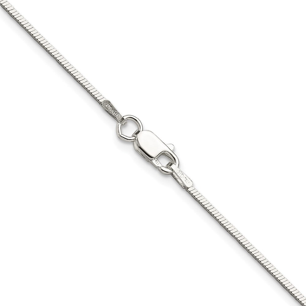 Sterling Silver Polished 1.15mm Square Snake ChainQSQ035