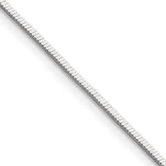 Sterling Silver Polished 1.15mm Square Snake ChainQSQ035