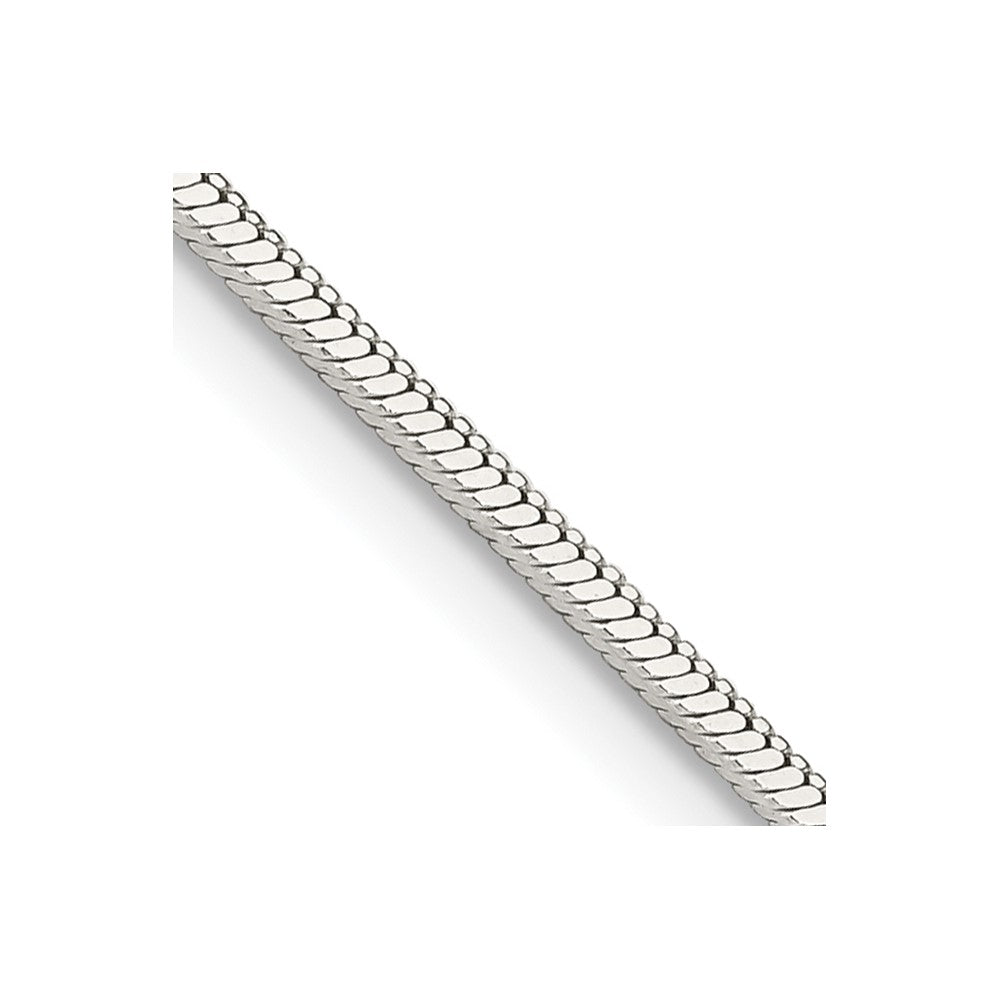 Sterling Silver 1.25mm Square Snake ChainQSQ040