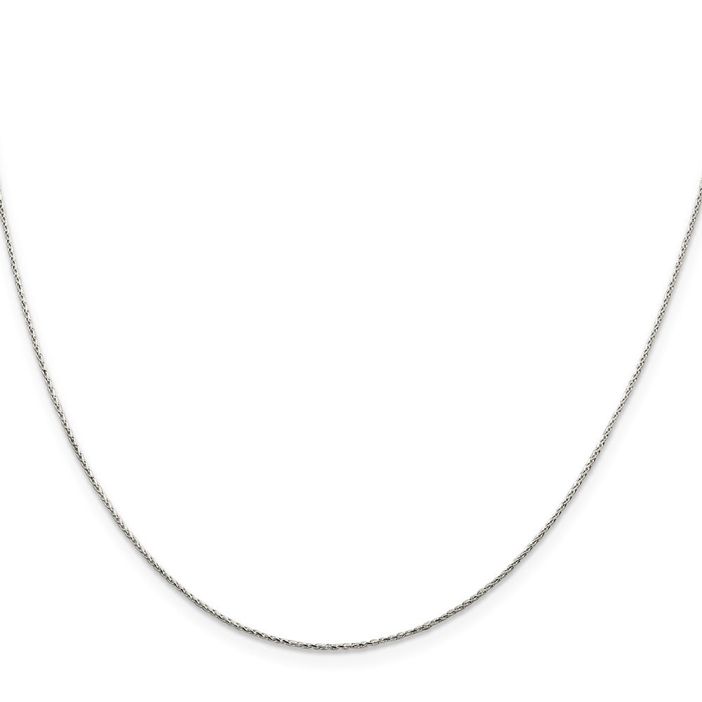 Sterling Silver .85mm Diamond-cut Round Spiga ChainQSR025