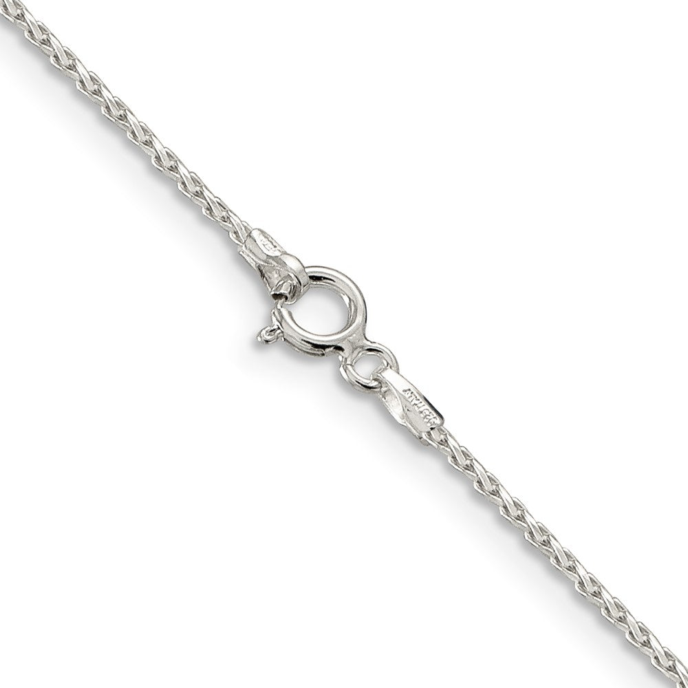 Sterling Silver 1.25mm Diamond-cut Round Spiga ChainQSR035