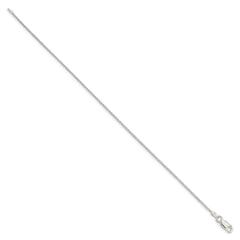 Sterling Silver 1.25mm Diamond-cut Round Spiga Chain QSR035-8