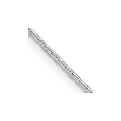 Sterling Silver 1.25mm Diamond-cut Round Spiga ChainQSR035
