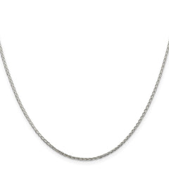 Sterling Silver 1.45mm Diamond-cut Round Spiga ChainQSR040