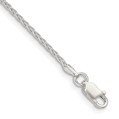 Sterling Silver 1.7mm Diamond-cut Round Spiga Chain QSR050-8