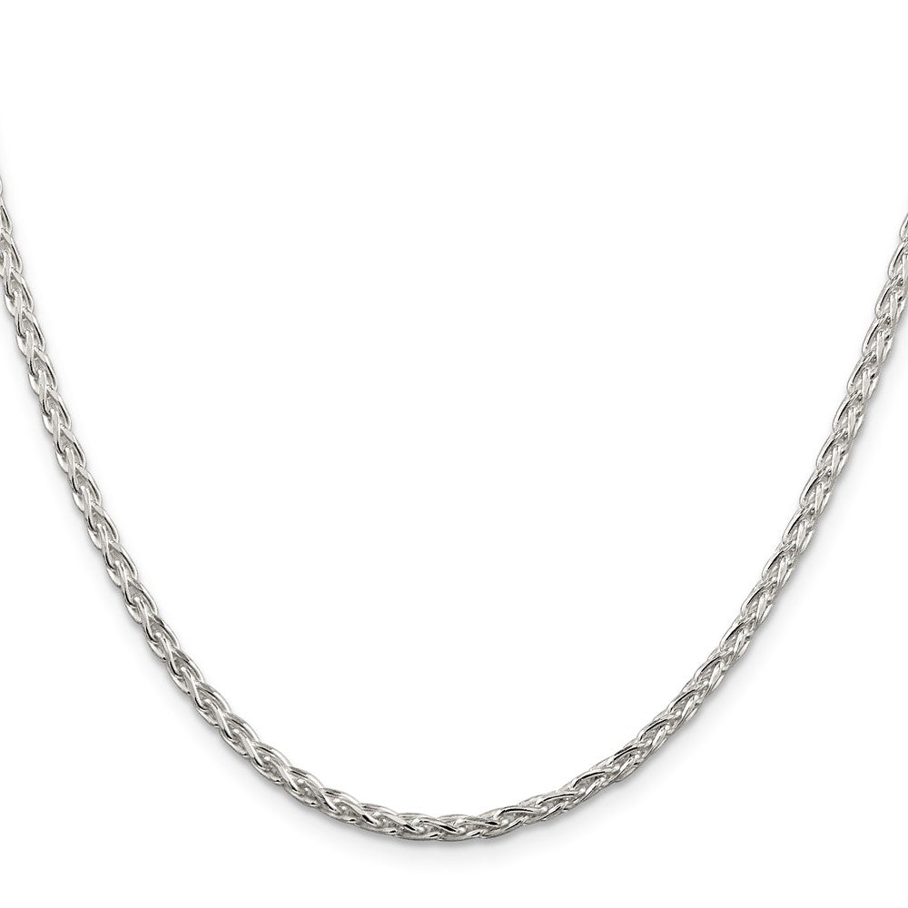 Sterling Silver 2.85mm Diamond-cut Round Spiga ChainQSR080