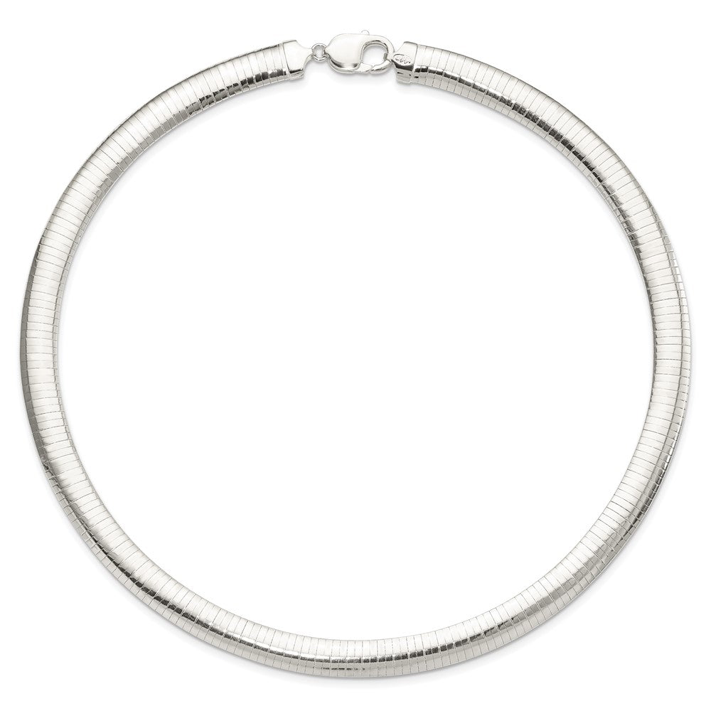 Sterling Silver 10mm Cubetto Necklace QU10-18
