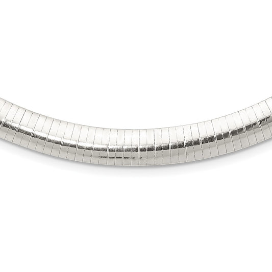 Sterling Silver 10mm Cubetto Necklace QU10-18