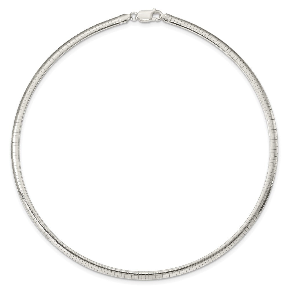 Sterling Silver 4mm Cubetto Necklace QU4-16