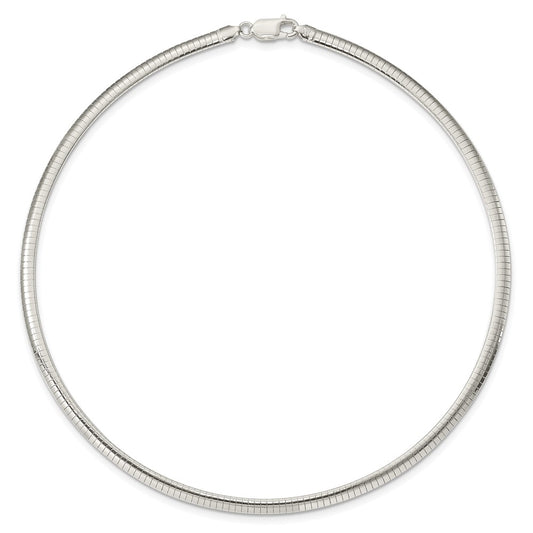 Sterling Silver 4mm Cubetto Necklace QU4-16