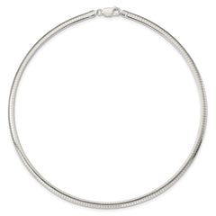 Sterling Silver 4mm Cubetto Necklace QU4-16