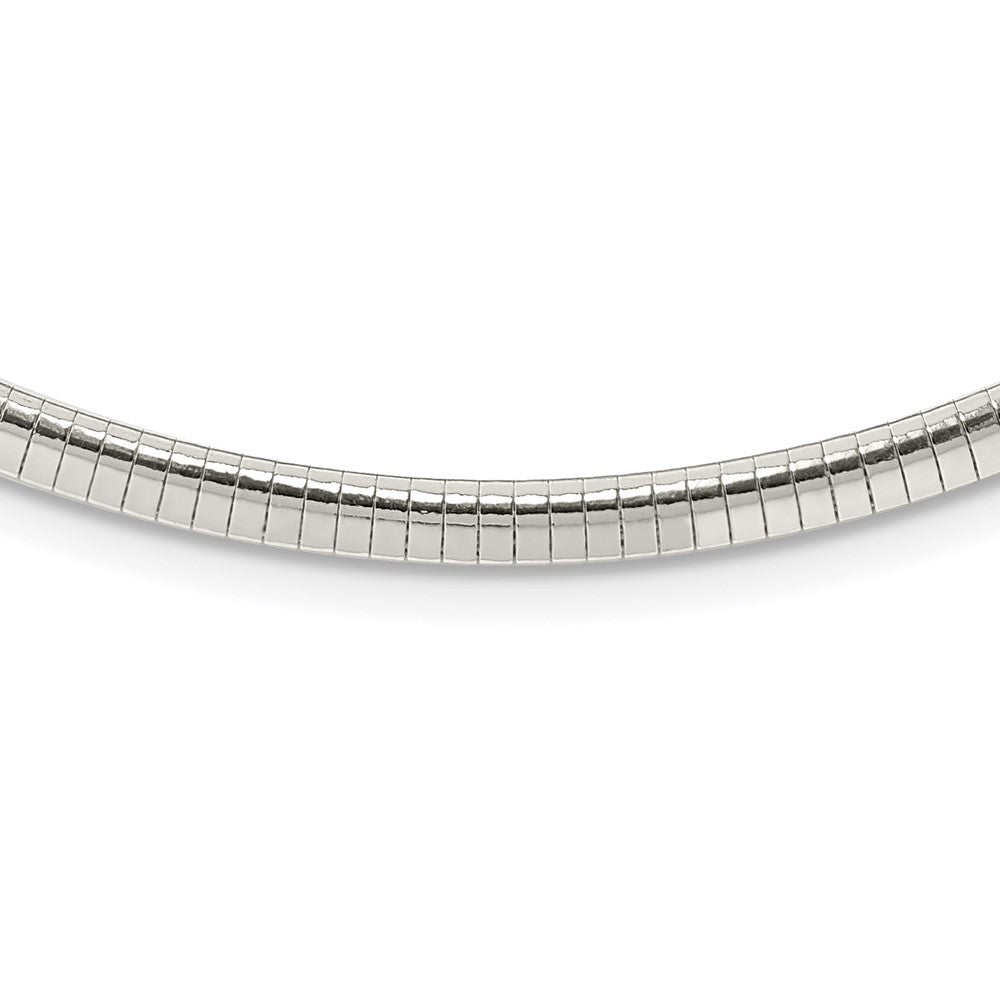 Sterling Silver 4mm Cubetto Necklace QU4-16