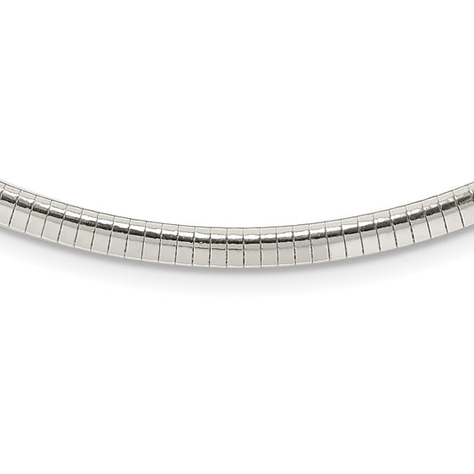 Sterling Silver 4mm Cubetto Necklace QU4-16