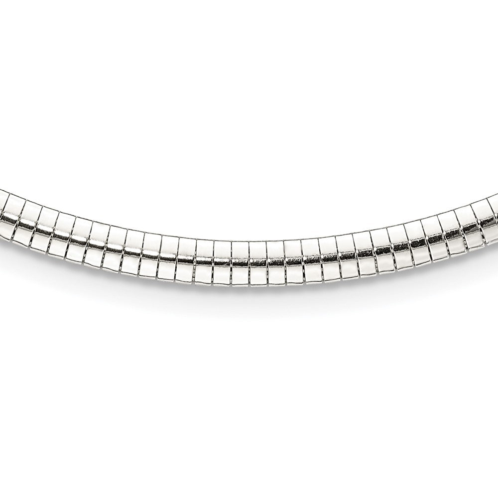 Sterling Silver 4mm Cubetto Necklace QU4-18