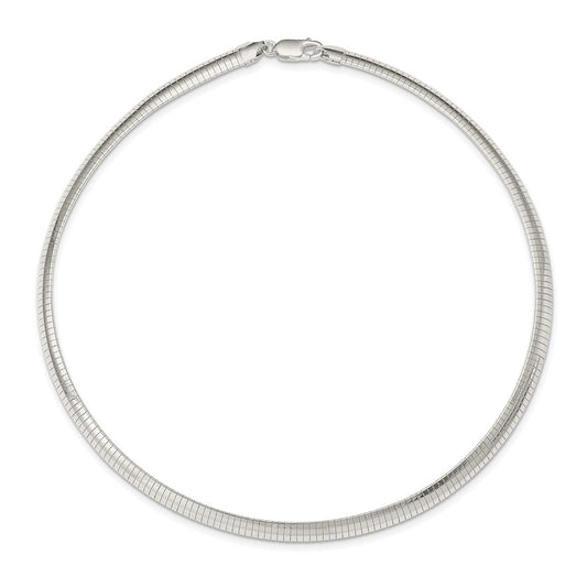 Sterling Silver 6mm Cubetto Necklace QU6-16