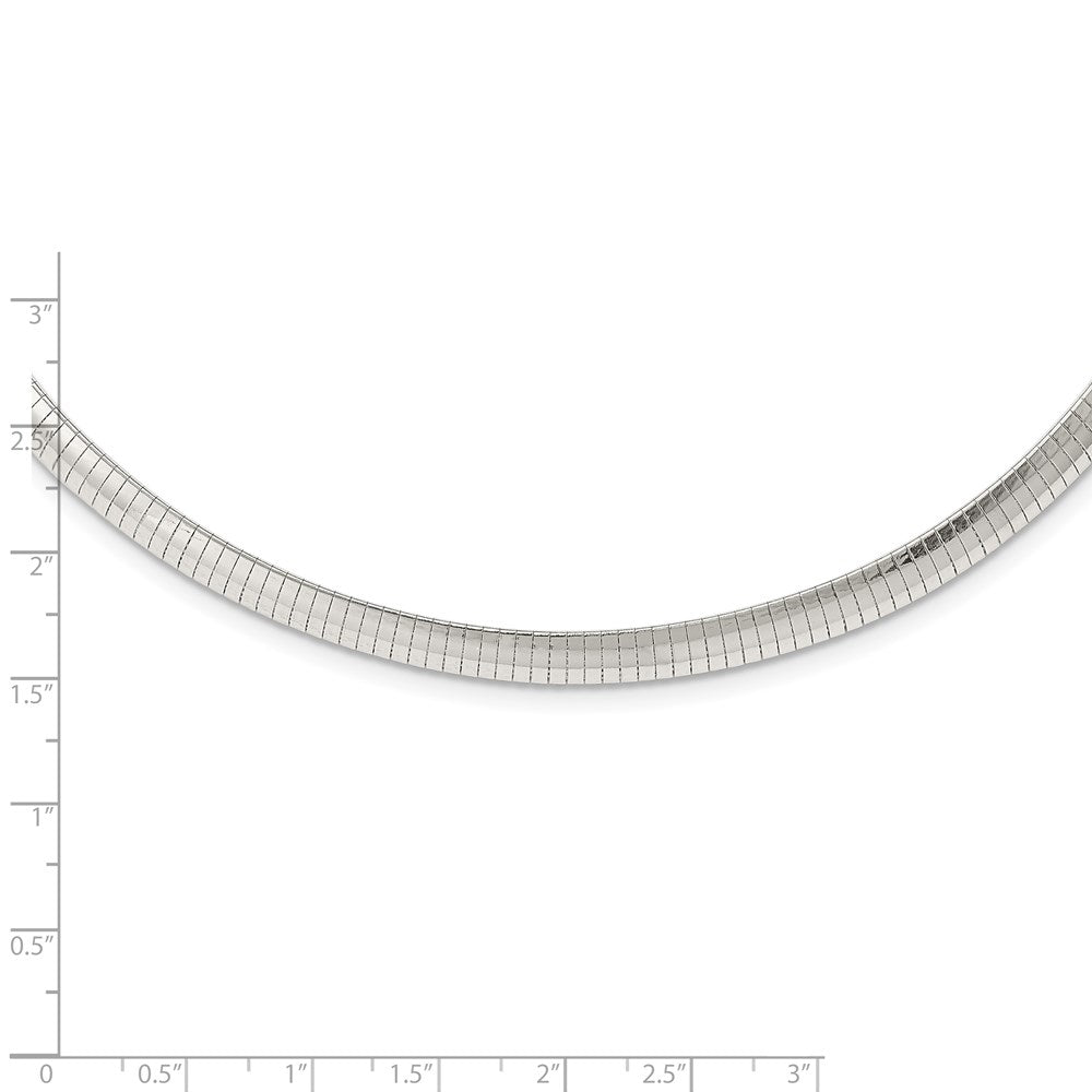 Sterling Silver 6mm Cubetto Necklace QU6-16