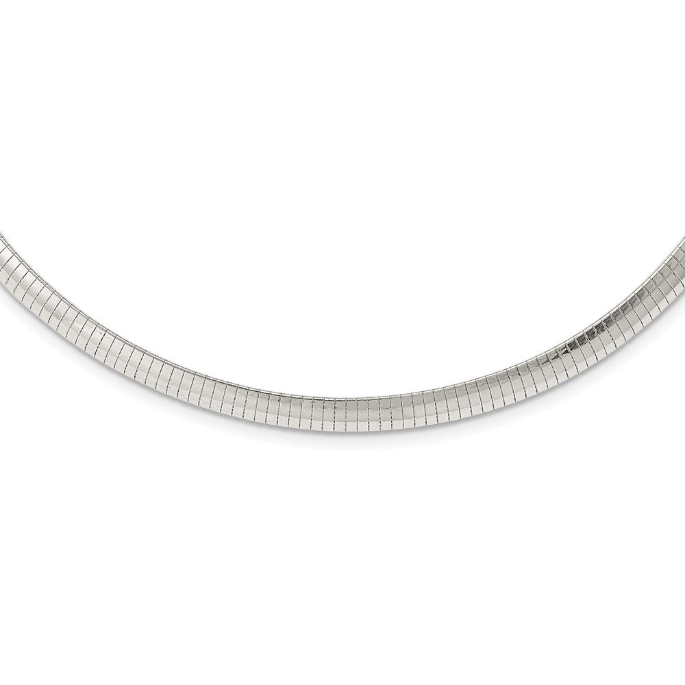 Sterling Silver 6mm Cubetto Necklace QU6-16