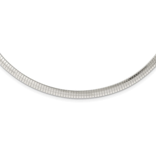 Sterling Silver 6mm Cubetto Necklace QU6-16