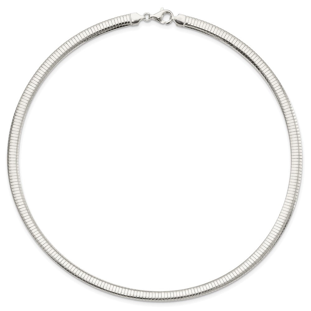 Sterling Silver 6mm Cubetto Necklace QU6-18