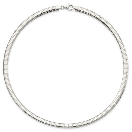 Sterling Silver 6mm Cubetto Necklace QU6-18