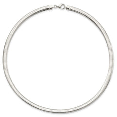 Sterling Silver 6mm Cubetto Necklace QU6-18