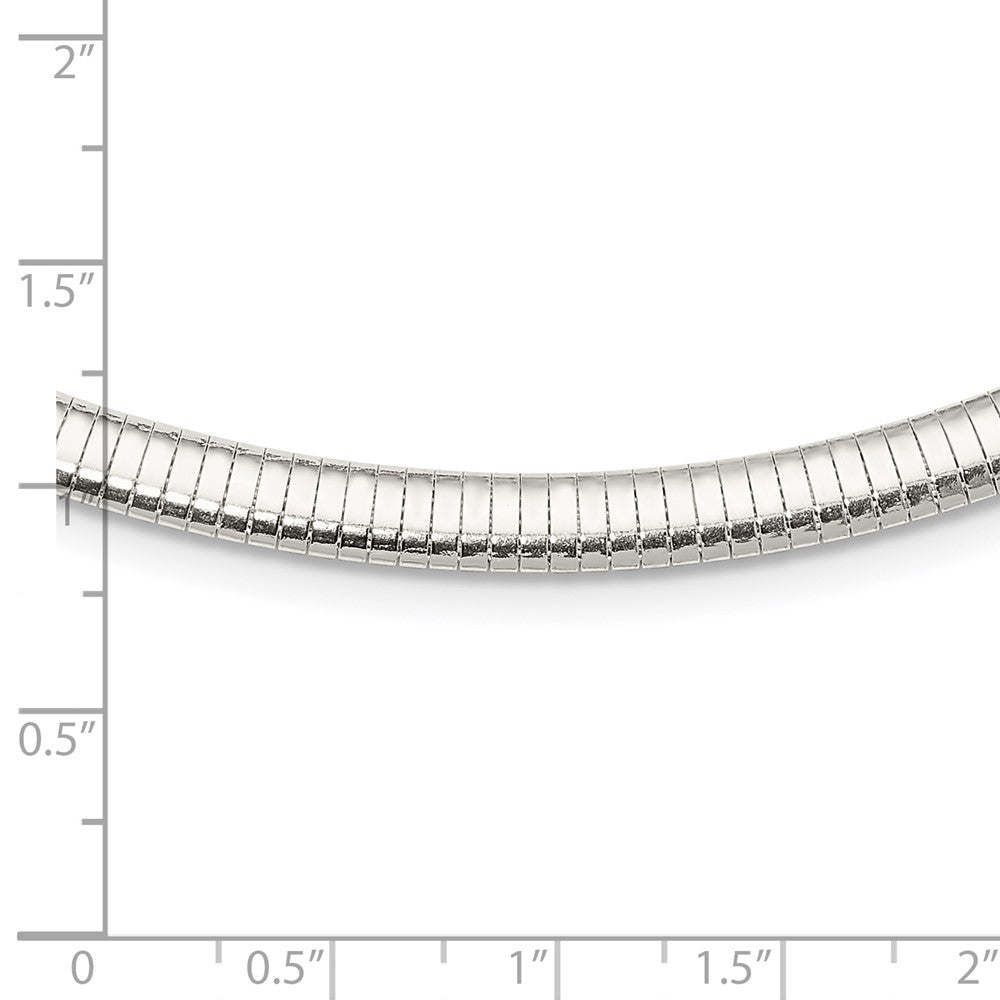 Sterling Silver 6mm Cubetto Necklace QU6-18