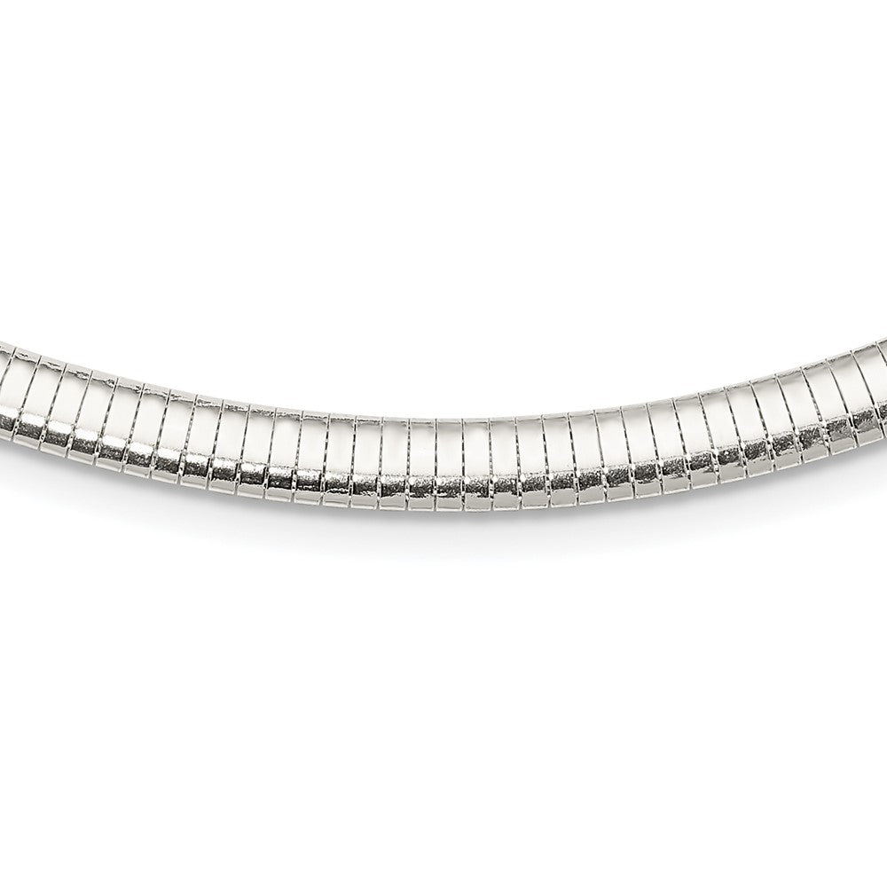 Sterling Silver 6mm Cubetto Necklace QU6-18