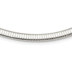 Sterling Silver 6mm Cubetto Necklace QU6-18