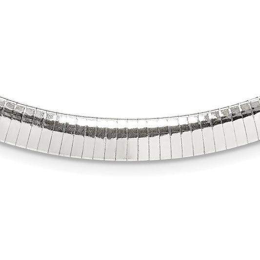Sterling Silver 8mm Cubetto Necklace QU8-16