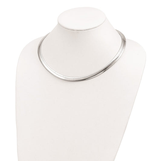 Sterling Silver 8mm Cubetto Necklace QU8-18