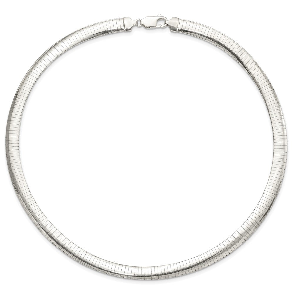 Sterling Silver 8mm Cubetto Necklace QU8-18