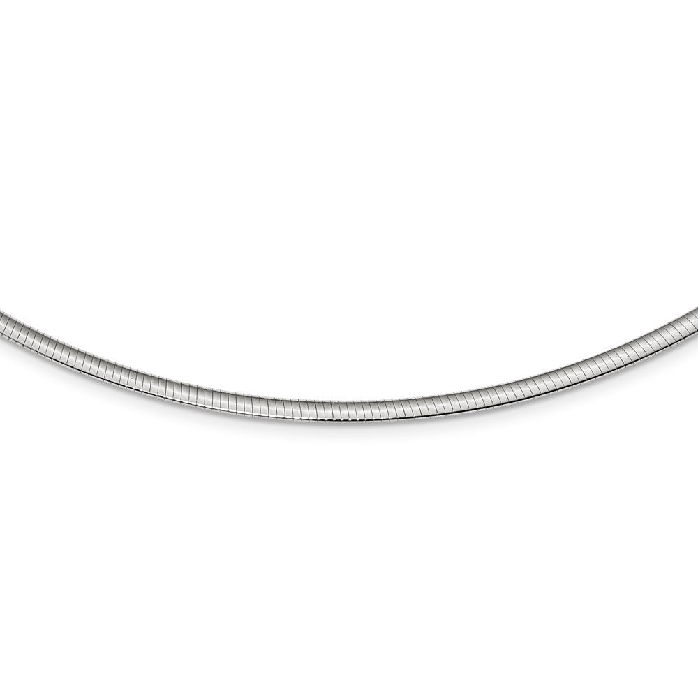Sterling Silver Flash Gold-plated Reversible 3mm Cubetto ChainQUF45-16