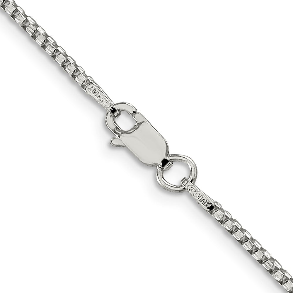 Sterling Silver 1.75mm Diamond-cut Round Box ChainQVX035
