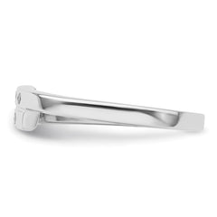 White Ice Sterling Silver Rhodium-plated Diamond Ring