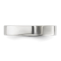 Sterling Silver 4mm Lightweight Flat Size 10 Band