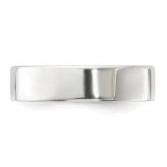 Sterling Silver 5mm Lightweight Flat Size 10 Band