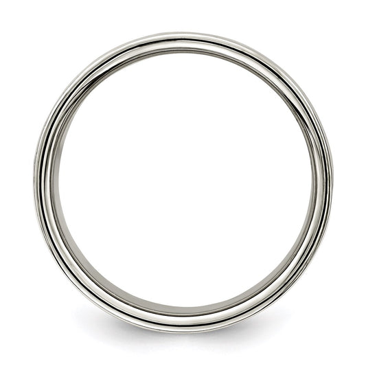 Sterling Silver 10mm Lightweight Flat Size 10 Band