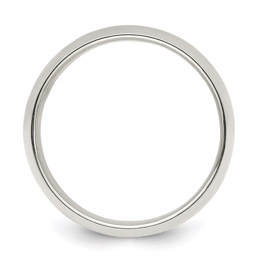 Sterling Silver 9mm Half Round Size 10.5 Band