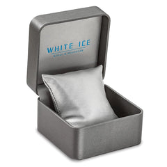 White Ice Sterling Silver Rhodium-plated Diamond Heart Bangle QW230